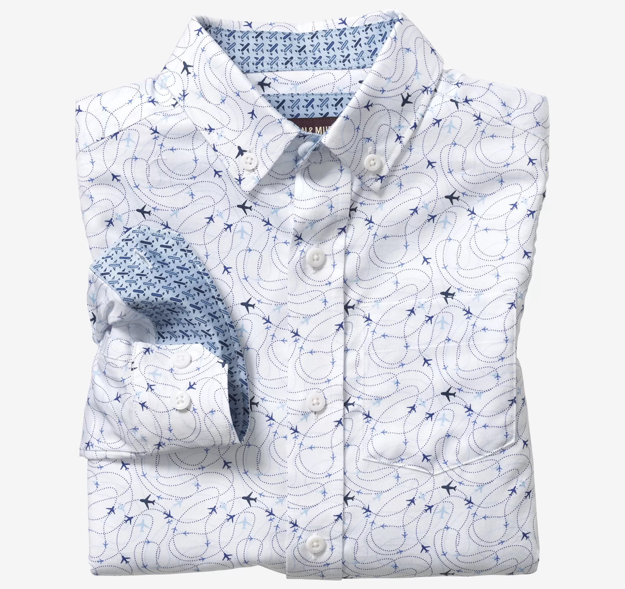 Flash Sale Boys Long-Sleeve Print Shirt Shirts