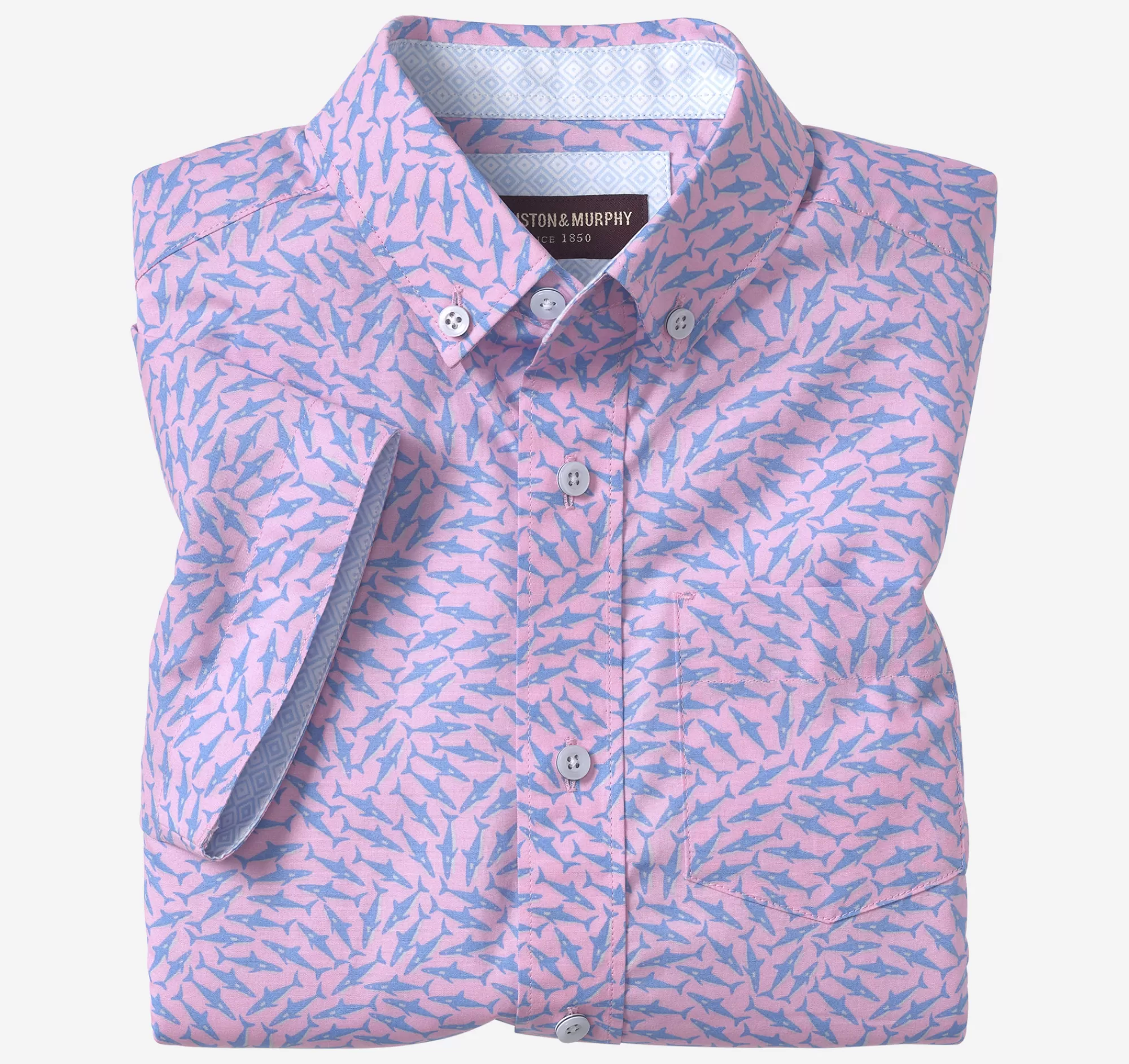 Hot Boys Short-Sleeve Printed Shirt Shirts