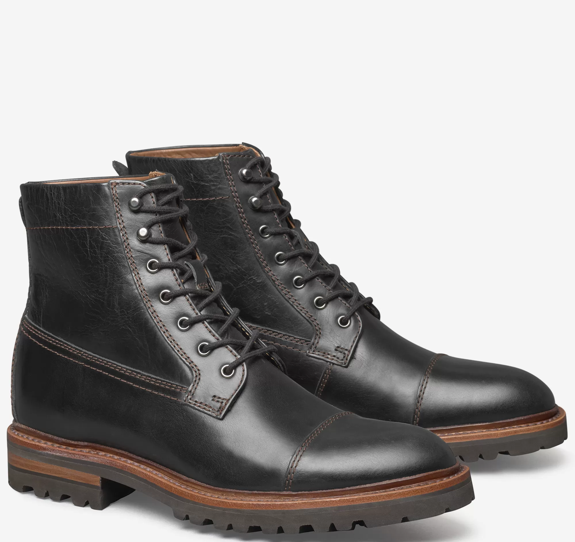 Sale Dudley Lug Cap Toe Boot J&M Collection | Boots