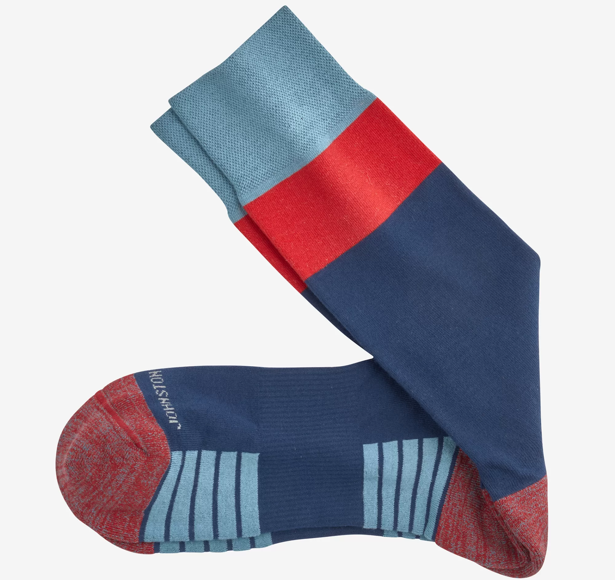 Fashion First in Comfort Block Stripe Socks Socks