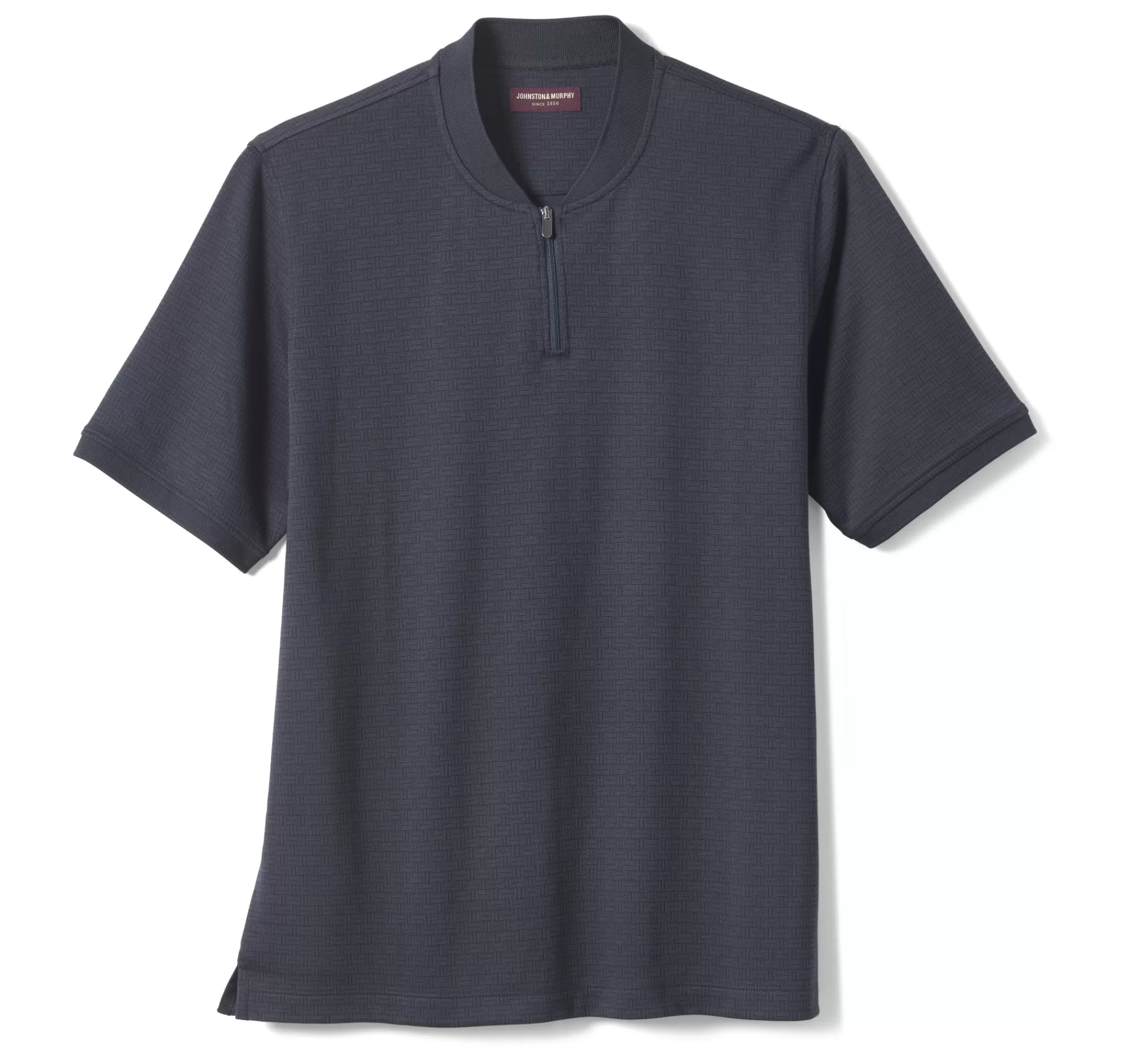 Hot Jacquard Zip Polo Polos & Tees