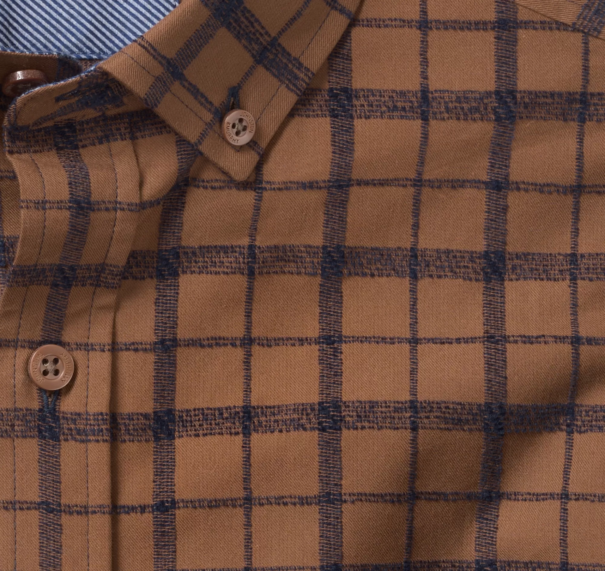 Cheap Long-Sleeve Twill Checked Shirt End of Season Sale | Shirts