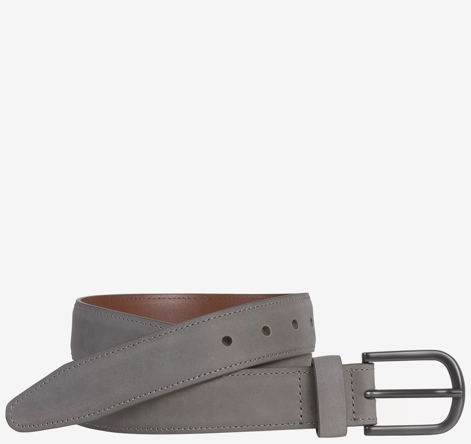 Outlet Oiled Contrast Stitched Belt Belts