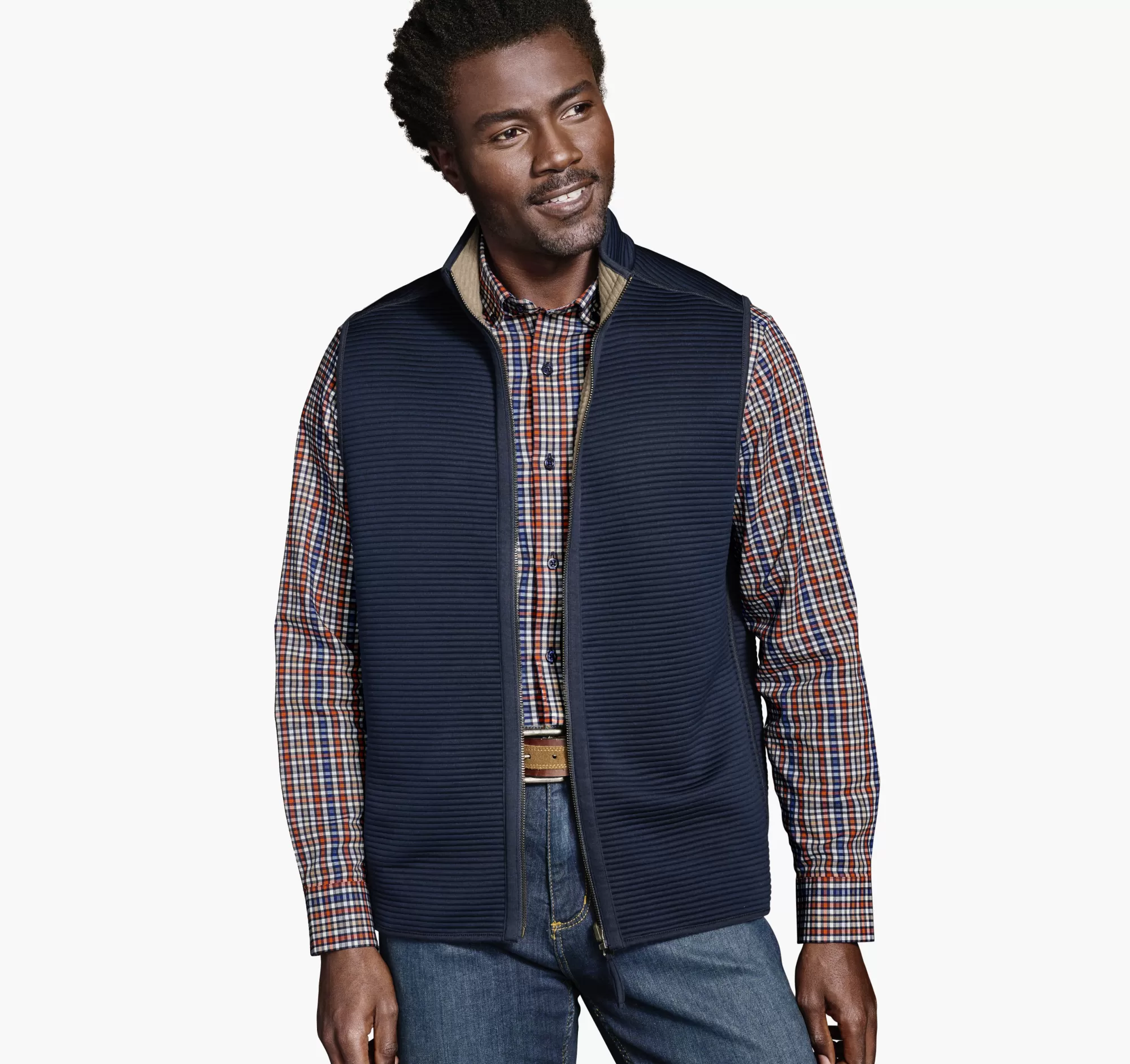 Store Reversible Channel Quilted Vest Coats, Jackets & Vests