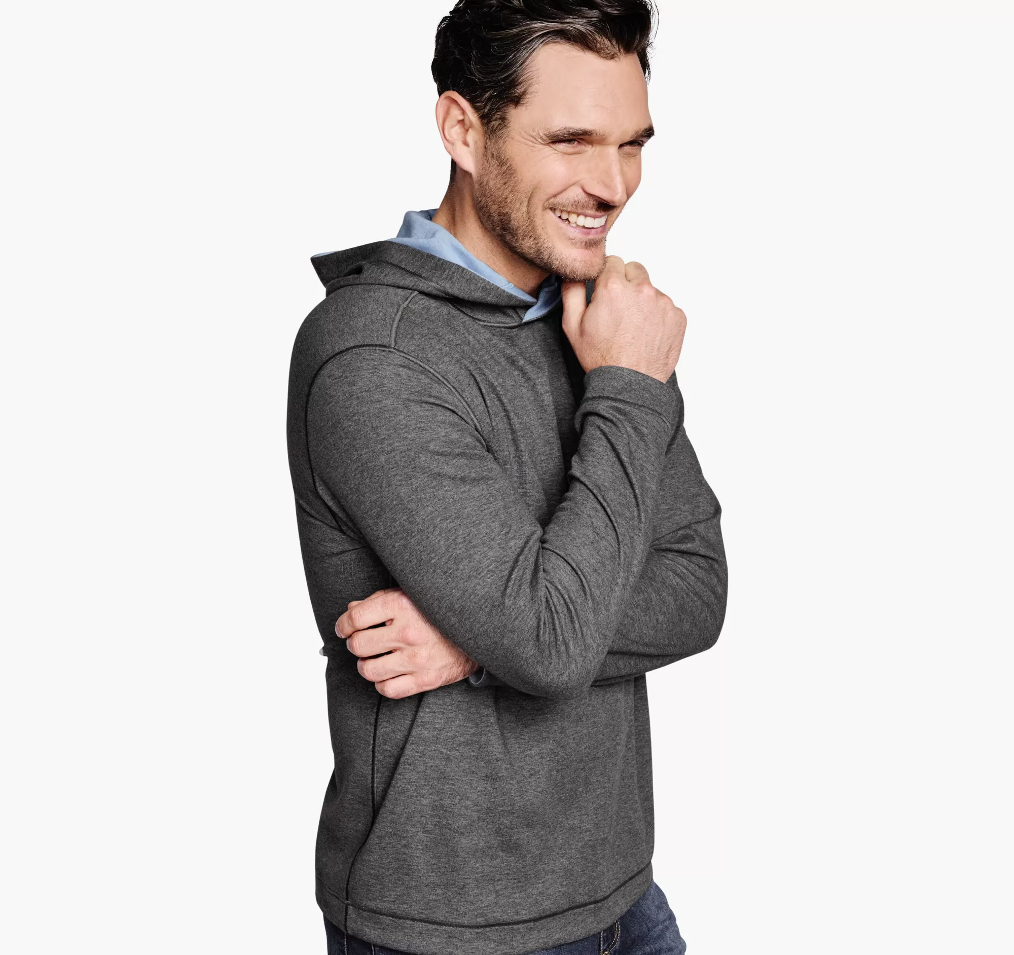 Outlet Reversible Knit Hoodie End of Season Sale | Loungewear