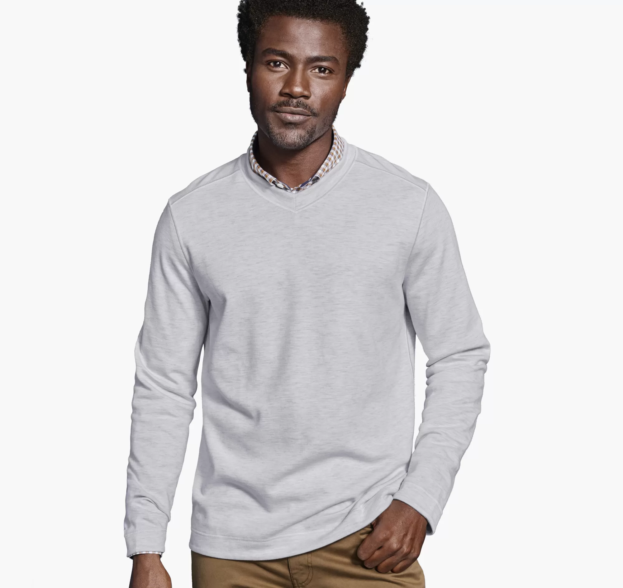 Online Reversible Long-Sleeve V-Neck End of Season Sale