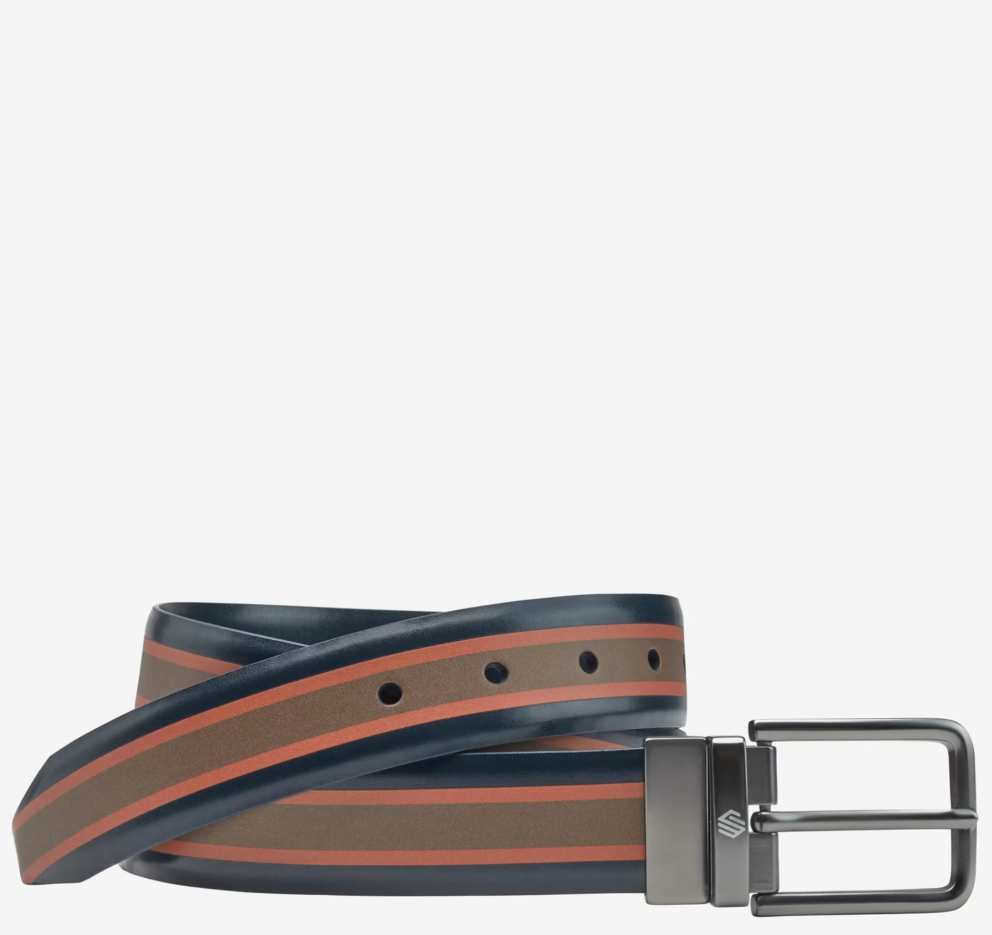 Outlet Reversible Printed Leather Belt Belts