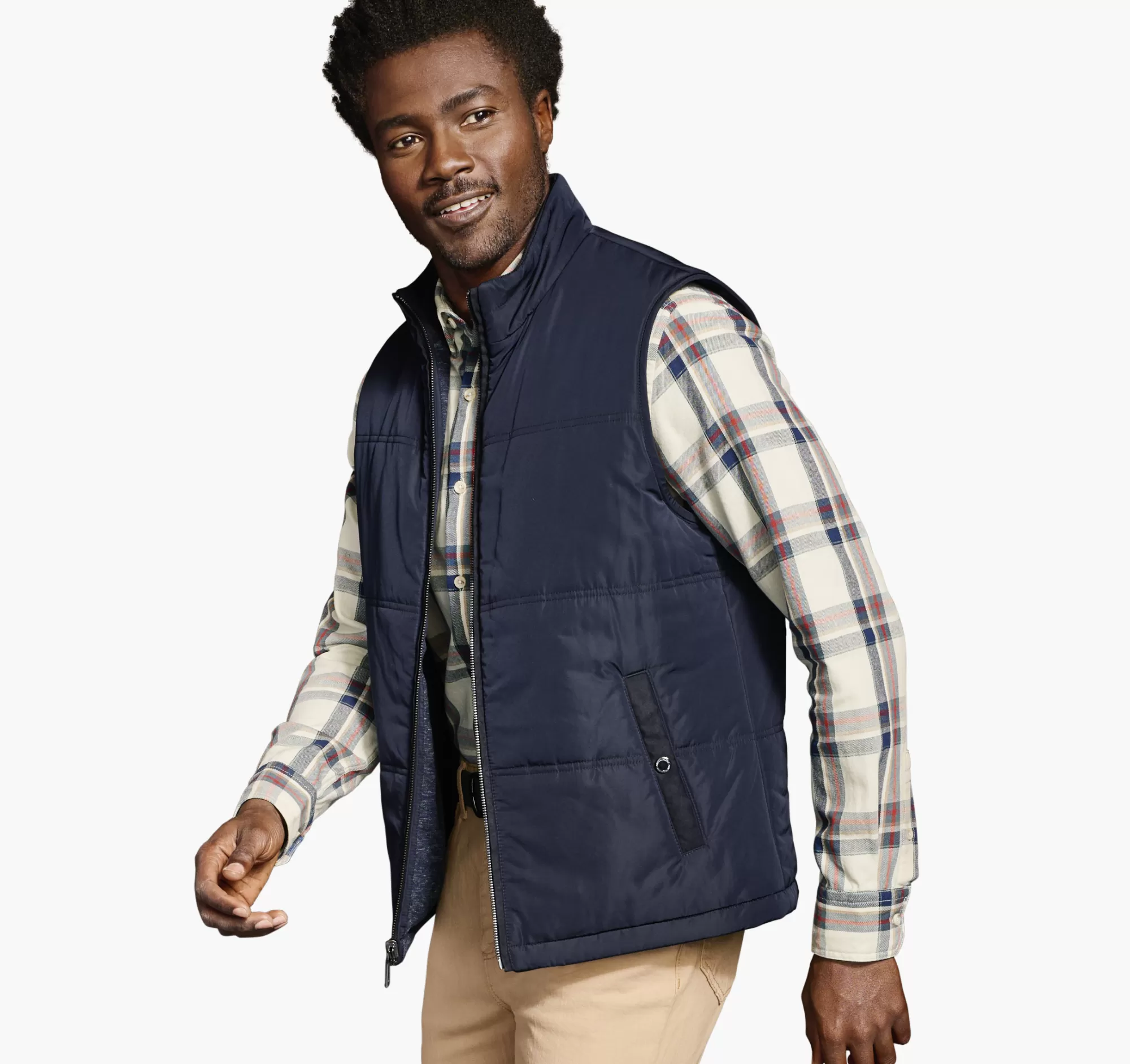 Clearance Reversible Quilt Vest Coats, Jackets & Vests