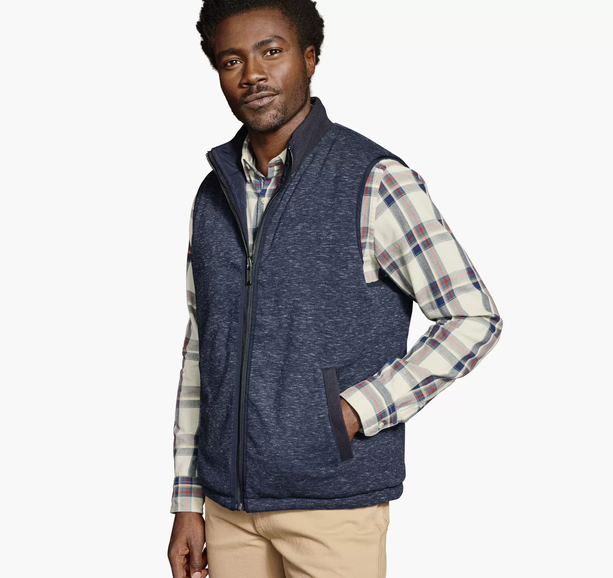 Clearance Reversible Quilt Vest Coats, Jackets & Vests