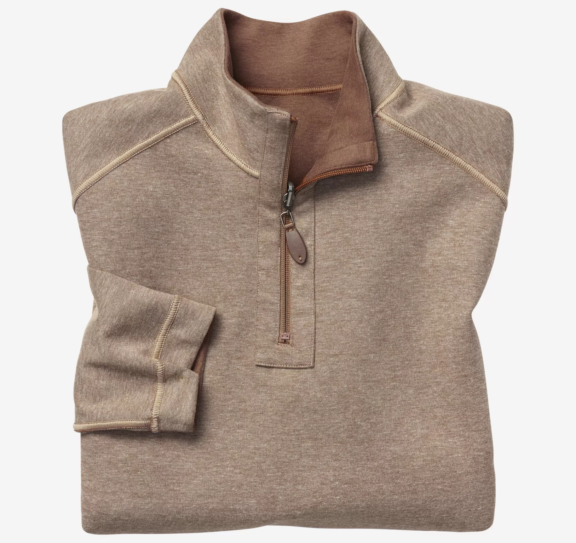 Online Reversible Solid Quarter-Zip Sweaters & Knits