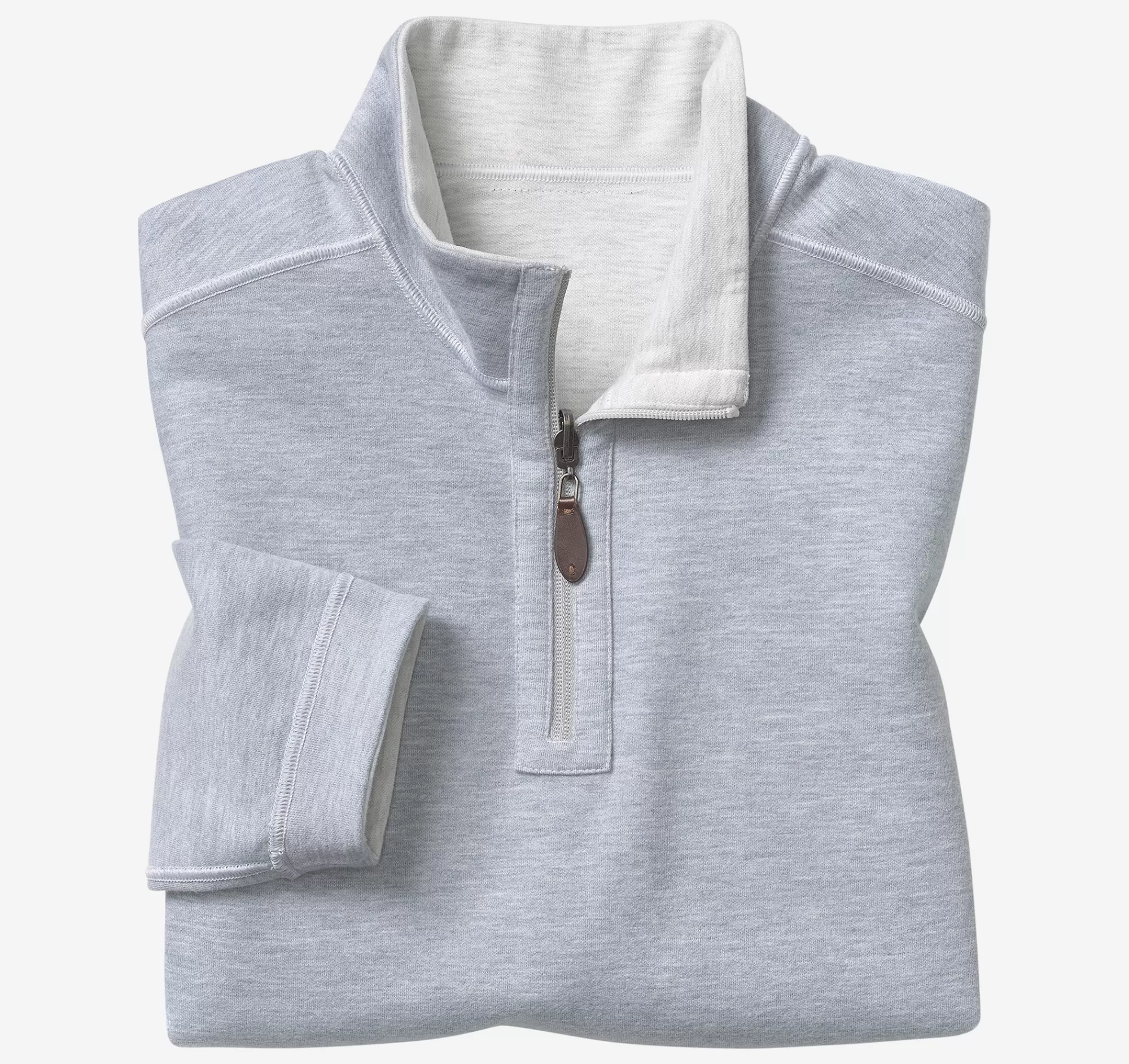 Discount Reversible Solid Quarter-Zip Sweaters & Knits