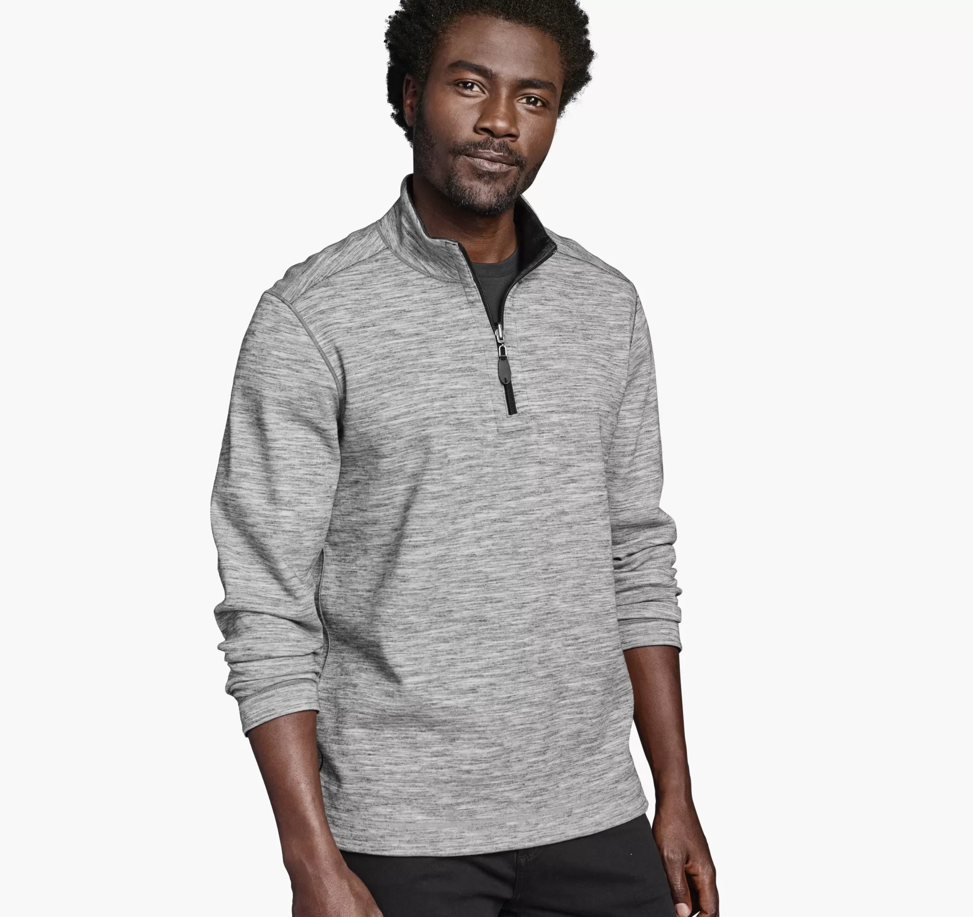 Online Reversible Space-Dyed Quarter-Zip End of Season Sale