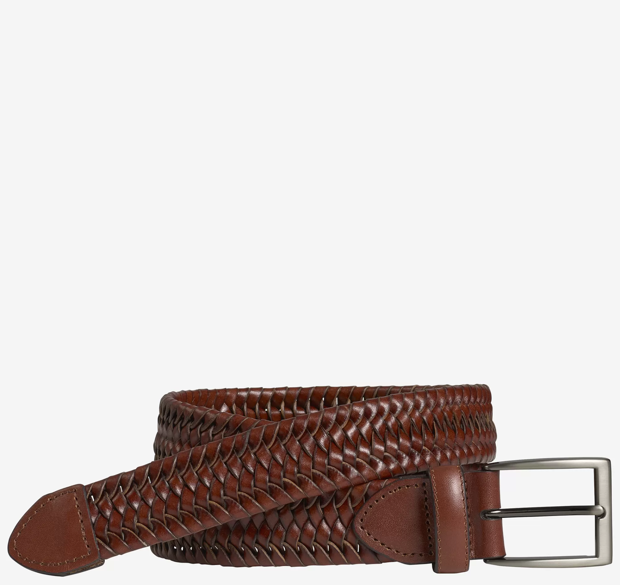 Fashion Stretch Leather Braided Belt Belts