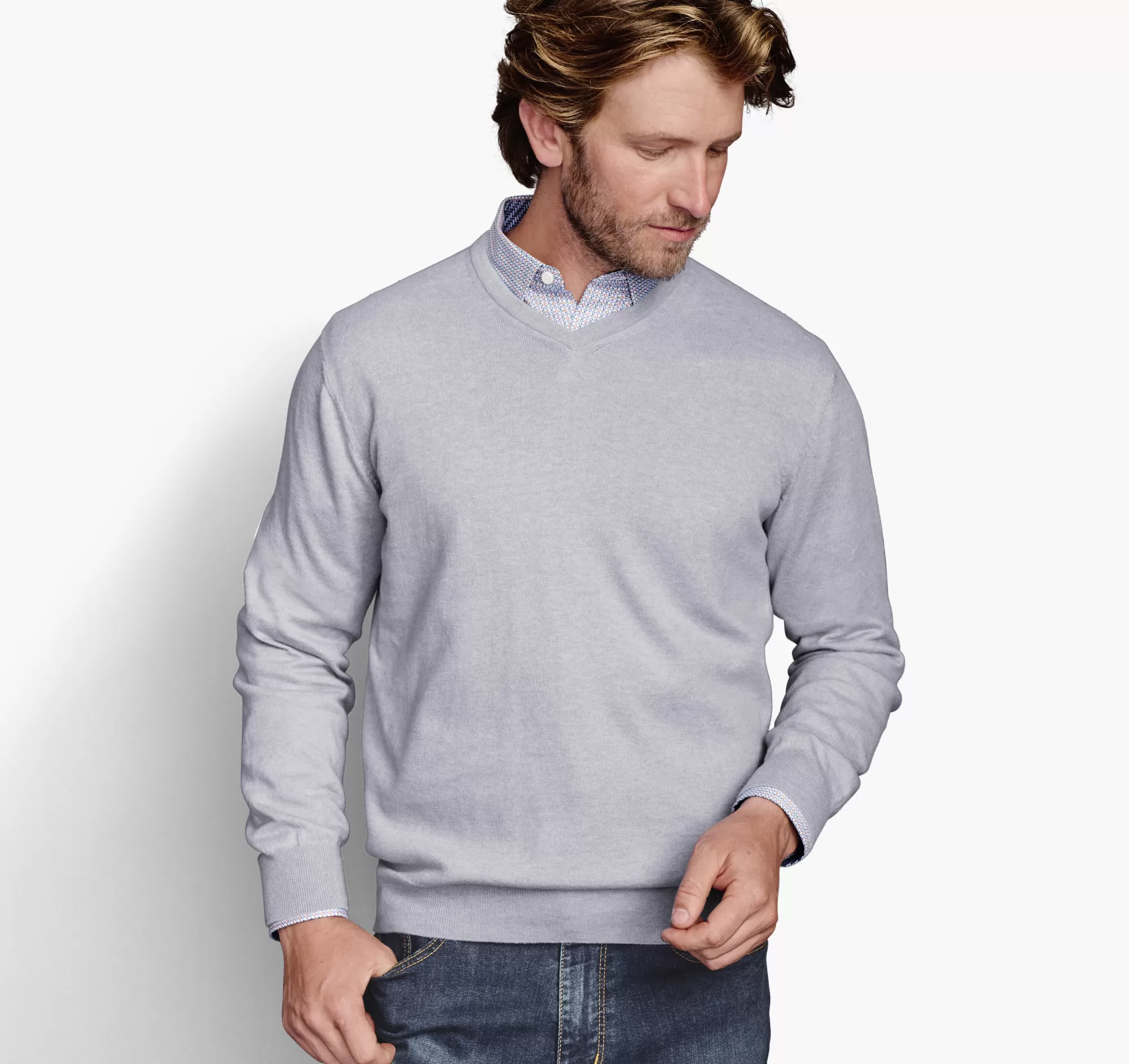 Shop V-Neck Sweater End of Season Sale