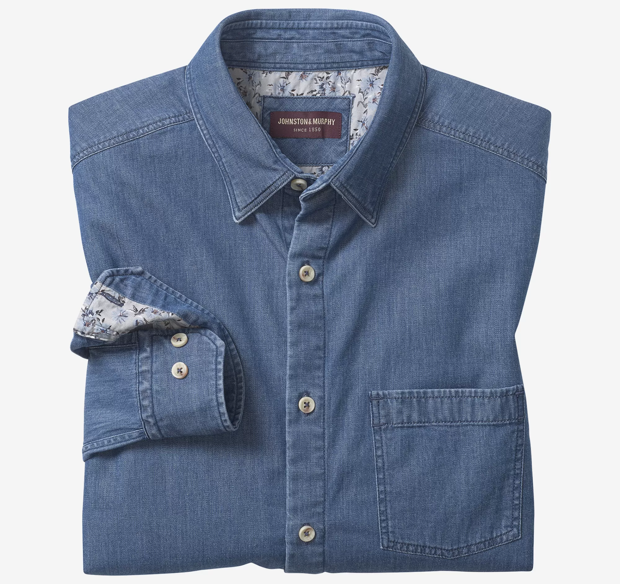 Shop Washed Denim Shirt End of Season Sale