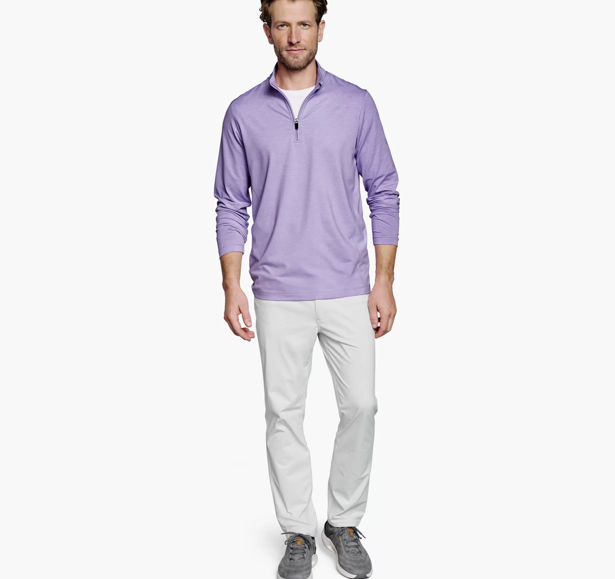 Store XC4® Heathered Performance Quarter-Zip XC4® | Golf Collection