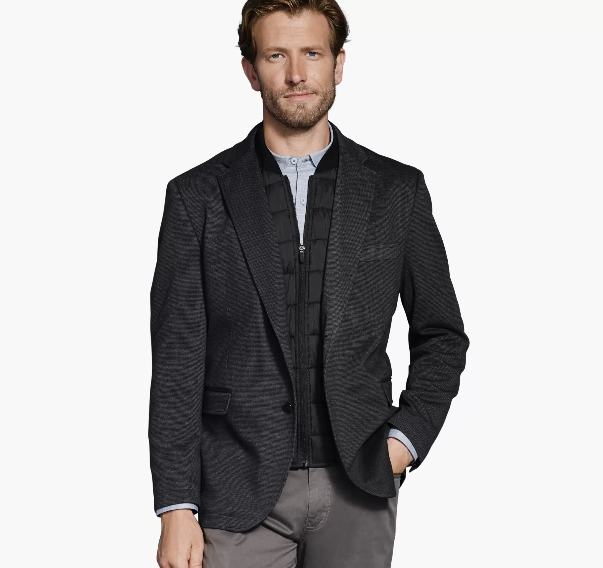 Sale XC4® Knit Hooded Bib Blazer Blazers