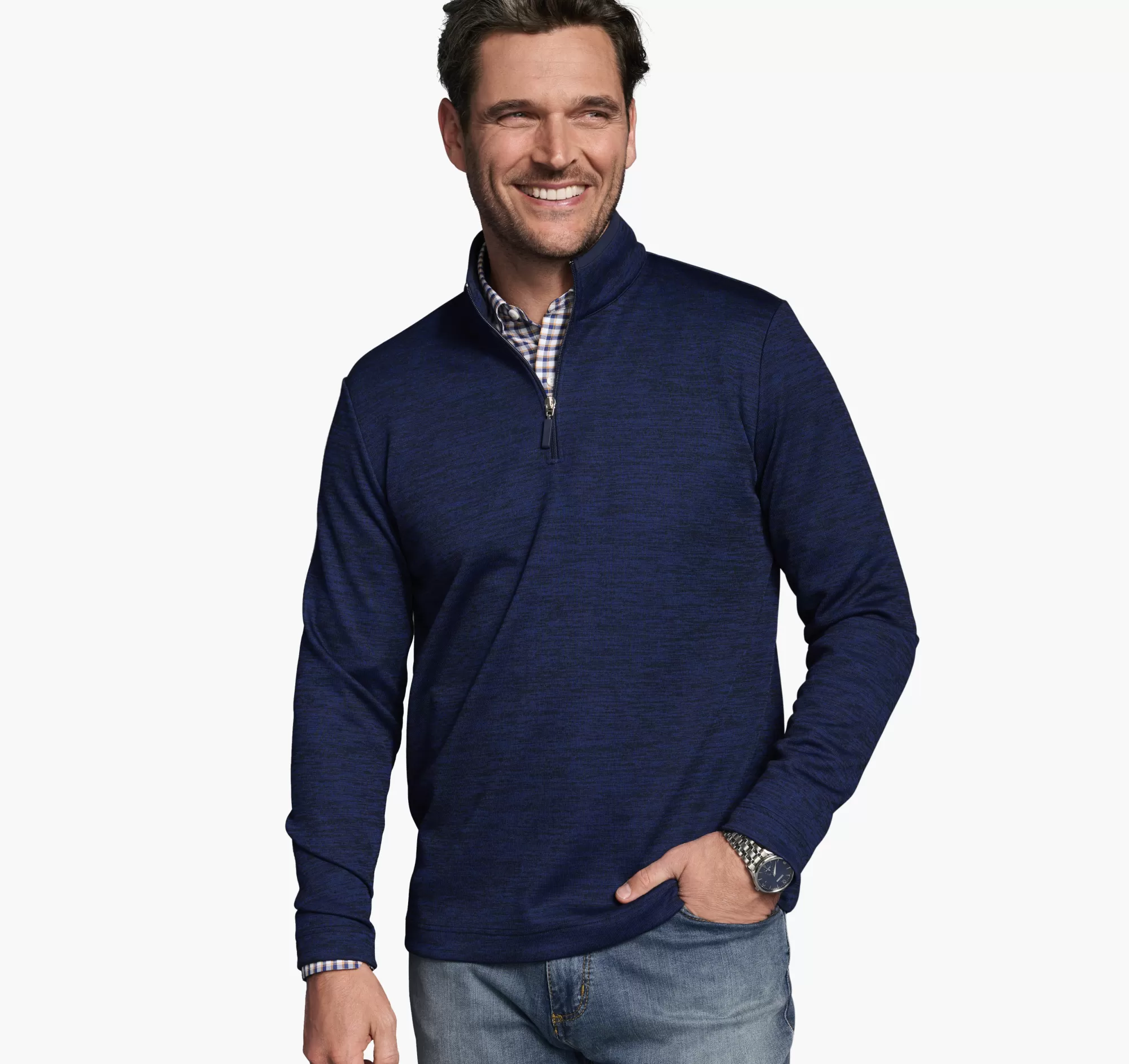 Store XC4® Nylon Trim Quarter-Zip Sweaters & Knits